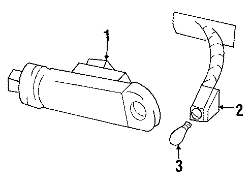 1999 Chevy Lumina Rear Lamps - Side Marker Lamps Diagram