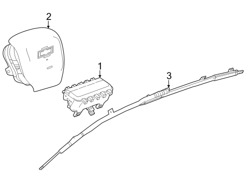 2024 Chevy Trax Air Bag Components Diagram 1 - Thumbnail