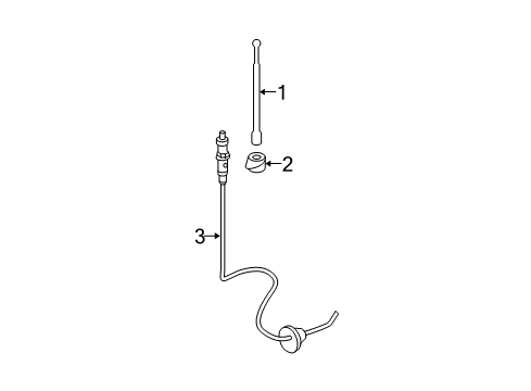 2009 GMC Savana 3500 Antenna & Radio Diagram