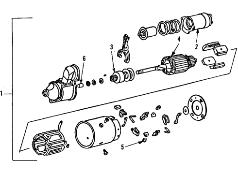 1993 Cadillac Eldorado Starter Diagram