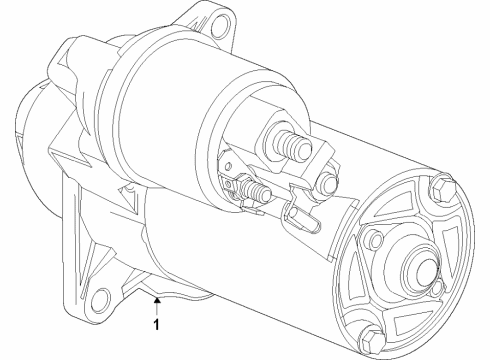 2021 Chevy Trax Starter Diagram 1 - Thumbnail