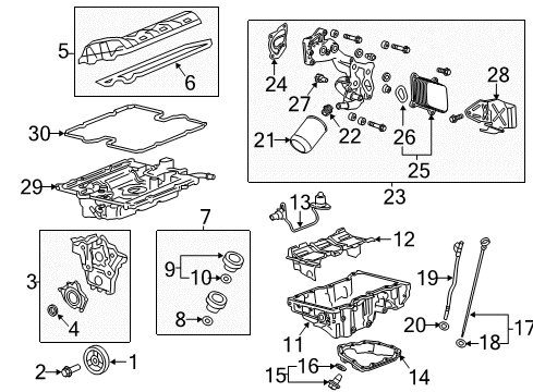 2014 Cadillac XTS Filters Diagram 1 - Thumbnail