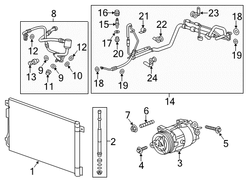 2017 GMC Acadia Limited Switches & Sensors Diagram 1 - Thumbnail