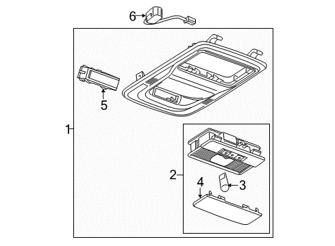 2014 Chevy Caprice Overhead Console Diagram