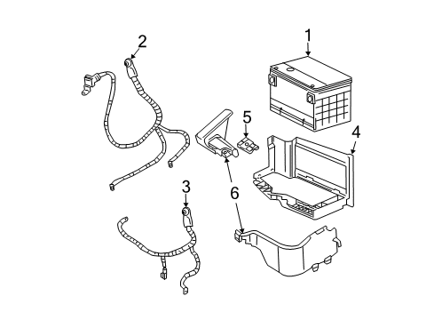 2004 Cadillac CTS Battery Diagram