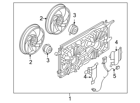 2006 Pontiac Montana Cooling System, Radiator, Water Pump, Cooling Fan Diagram