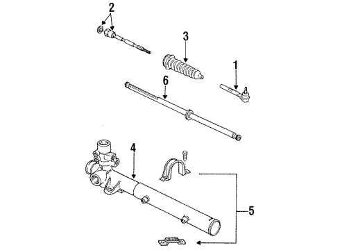 2021 Chevy Spark Steering Column & Wheel, Steering Gear & Linkage Diagram 1 - Thumbnail