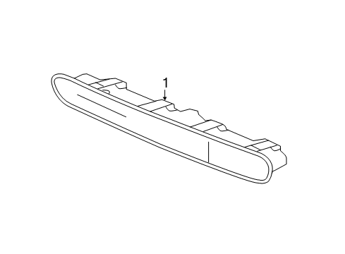 2024 Chevy Camaro High Mount Lamps Diagram