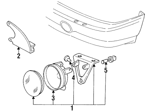 1996 Pontiac Bonneville Fog Lamps Diagram