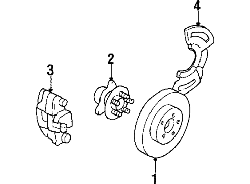 1987 Buick Riviera Front Brakes Diagram