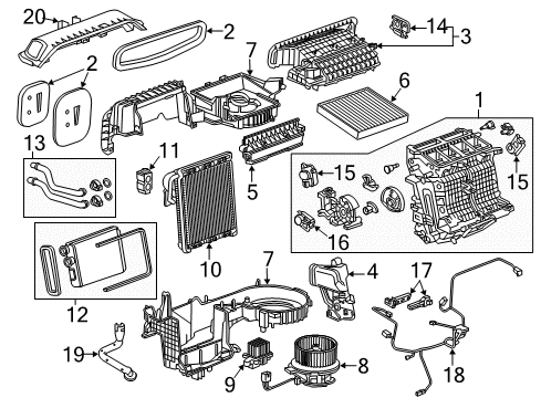 2020 Buick Regal Sportback Automatic Temperature Controls Diagram 1 - Thumbnail