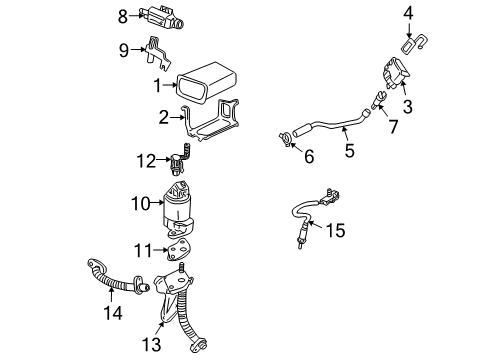 2004 Buick LeSabre Emission Components Diagram