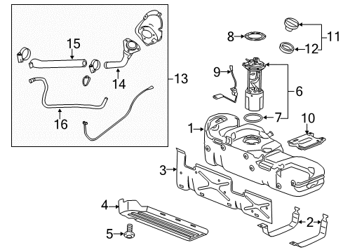 2011 Chevy Silverado 1500 Senders Diagram 1 - Thumbnail