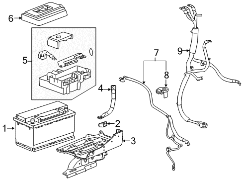 2020 GMC Yukon Battery Diagram 2 - Thumbnail