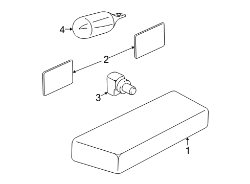 2002 Saturn L300 License Lamps Diagram