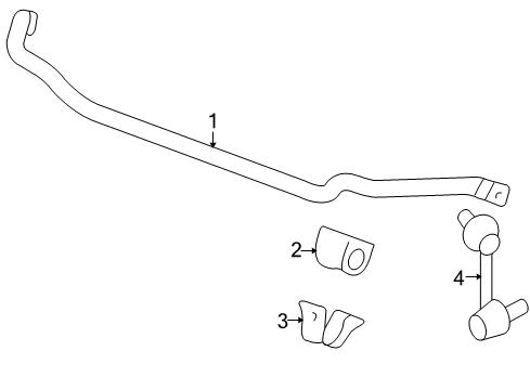 2008 Saturn Sky Front Suspension Components, Lower Control Arm, Upper Control Arm, Stabilizer Bar Diagram