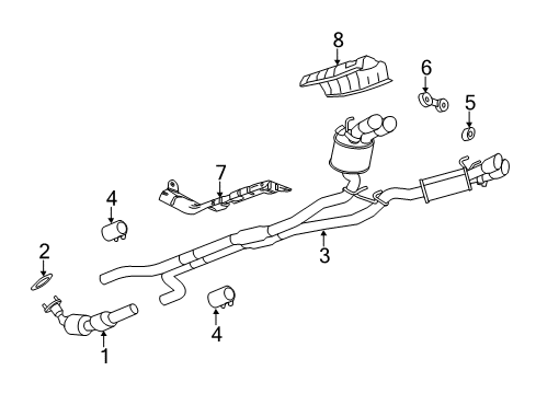 2012 Chevy Camaro Exhaust Components Diagram