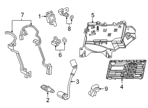 2023 Cadillac Escalade ESV Ignition System Diagram 2 - Thumbnail