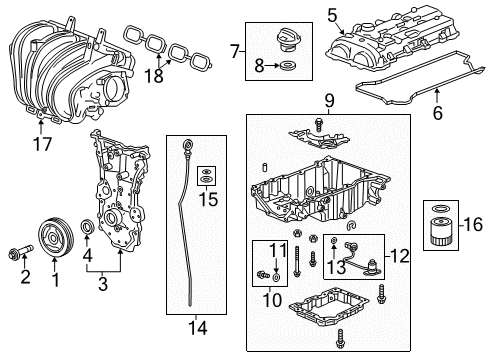 2016 Cadillac ATS Senders Diagram 3 - Thumbnail