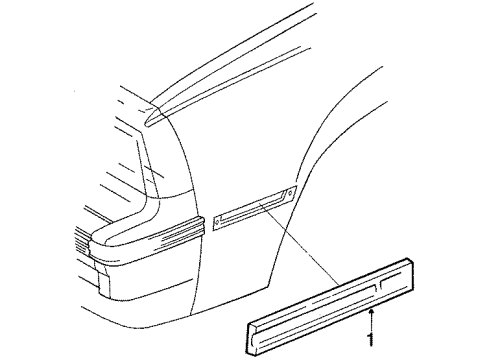 1986 Cadillac Cimarron Front Lamps - Side Marker Lamps Diagram