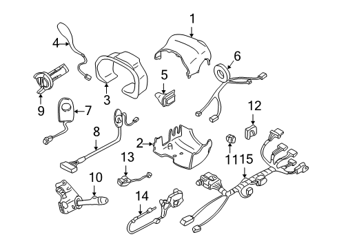 2003 Cadillac DeVille Switches Diagram 3 - Thumbnail