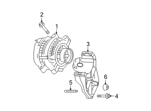 2009 Buick LaCrosse Alternator Diagram 2 - Thumbnail