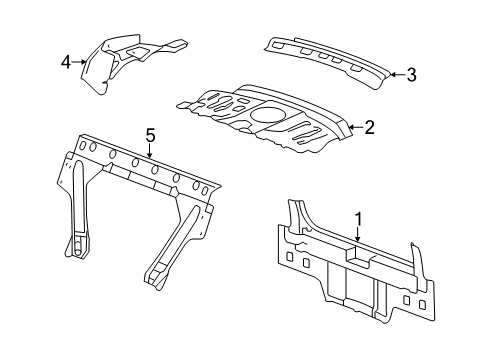 2011 Cadillac CTS Rear Body Diagram 2 - Thumbnail