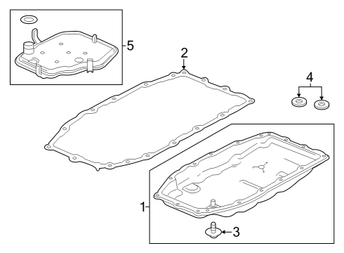 2023 Chevy Colorado FILTER ASM-A/TRNS FLUID Diagram for 24295812