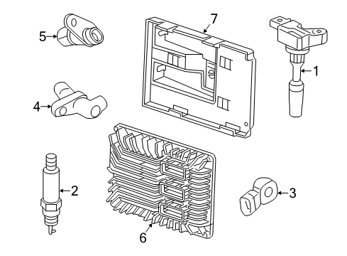 2015 Cadillac ATS Ignition System Diagram 1 - Thumbnail