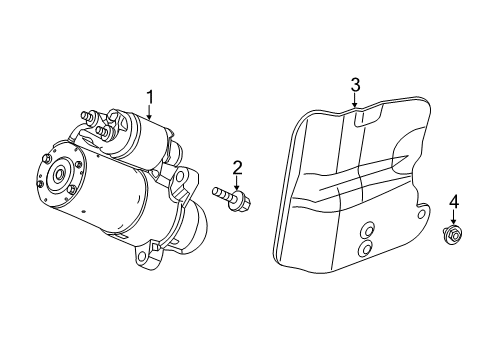 2017 Cadillac XTS Starter Diagram