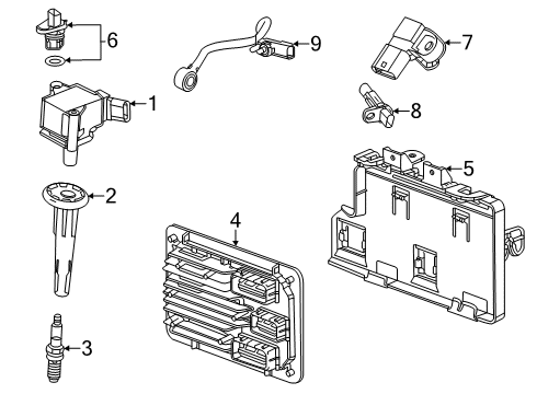 2021 GMC Acadia Ignition System Diagram 1 - Thumbnail