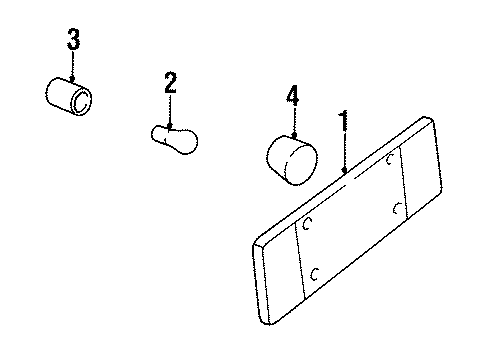 1999 Oldsmobile Aurora Backup Lamps Diagram