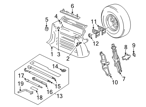 2003 Hummer H2 Switch Assembly, Door Lock Diagram for 15083089