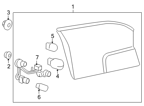 2017 GMC Terrain Bulbs Diagram 4 - Thumbnail