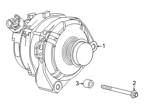 2023 Chevy Silverado 3500 HD Alternator Diagram 5 - Thumbnail