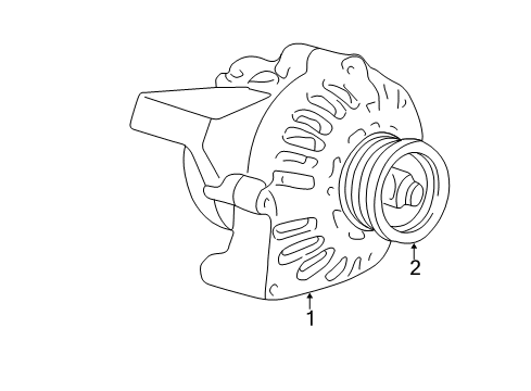 2006 Buick Rainier Alternator Diagram 1 - Thumbnail