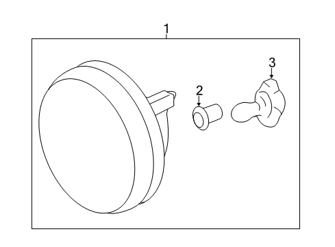 2018 Chevy Silverado 3500 HD Bulbs Diagram