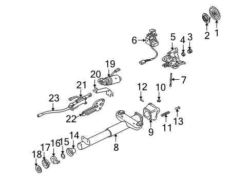 1999 Chevy Corvette Housing & Components Diagram 1 - Thumbnail