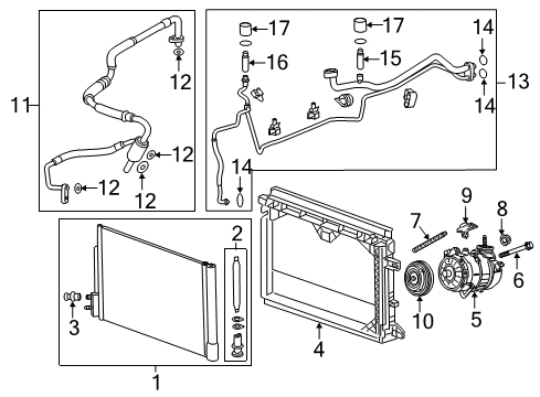 2018 Buick Regal Sportback Air Conditioner Diagram 1 - Thumbnail