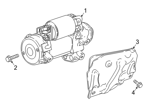 2023 Buick Enclave Starter Diagram