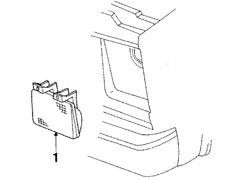 1985 GMC C1500 Suburban Park Lamps Diagram