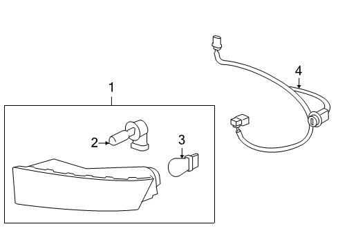 2013 Cadillac Escalade Bulbs Diagram 1 - Thumbnail
