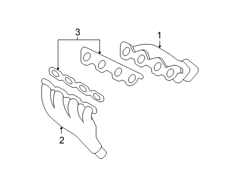 2011 Buick Lucerne Exhaust Manifold Diagram 2 - Thumbnail