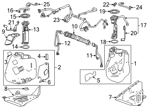 2018 Chevy Corvette Fuel System Components Diagram 2 - Thumbnail