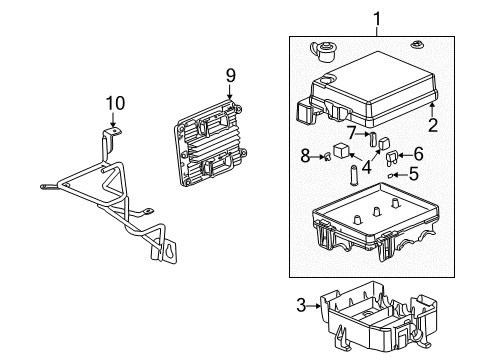 2004 Saturn Ion Electrical Components Diagram 2 - Thumbnail