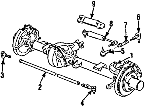 1988 Chevy V20 Suburban Steering Gear & Linkage Diagram 2 - Thumbnail