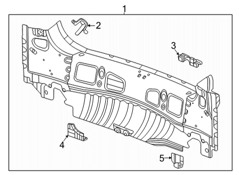 2022 Chevy Trailblazer Rear Body Diagram