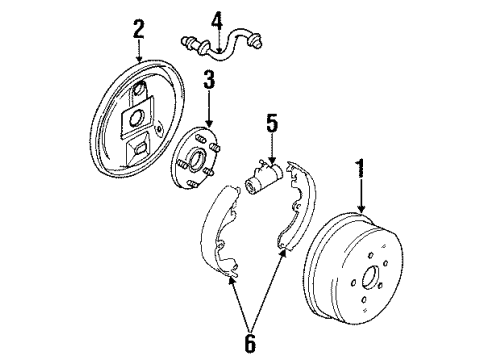 1999 Chevy Monte Carlo Brake Components Diagram