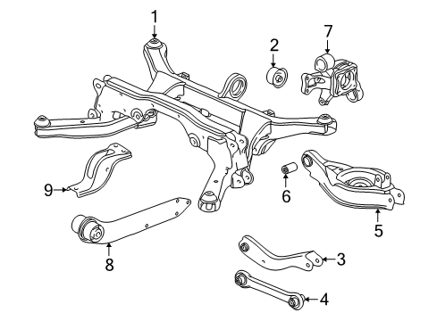 2007 Saturn Vue Rear Suspension Diagram