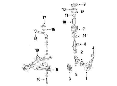 1987 Buick Electra Front Wheel Bearing (W/Bearing) Diagram for 7470003